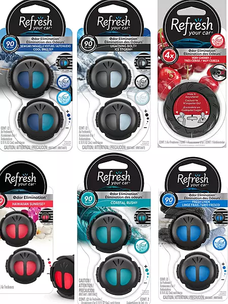 Refresh Vent Clip 2pk Cool Shell [4pcs/pack]