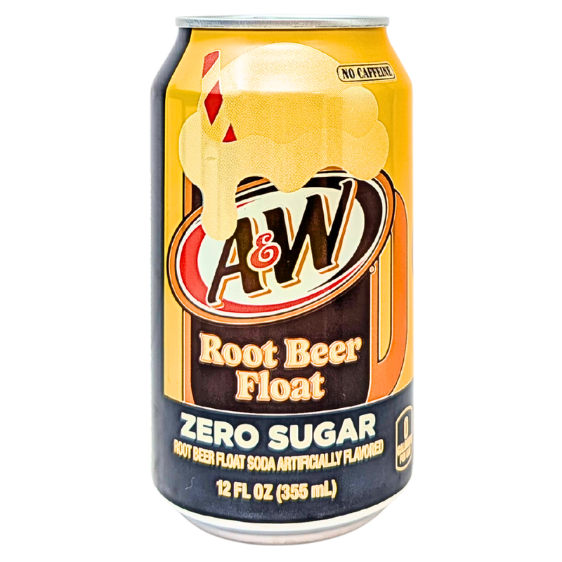A&W Root Beer Float Zero 355ml USA [12cans/pack]